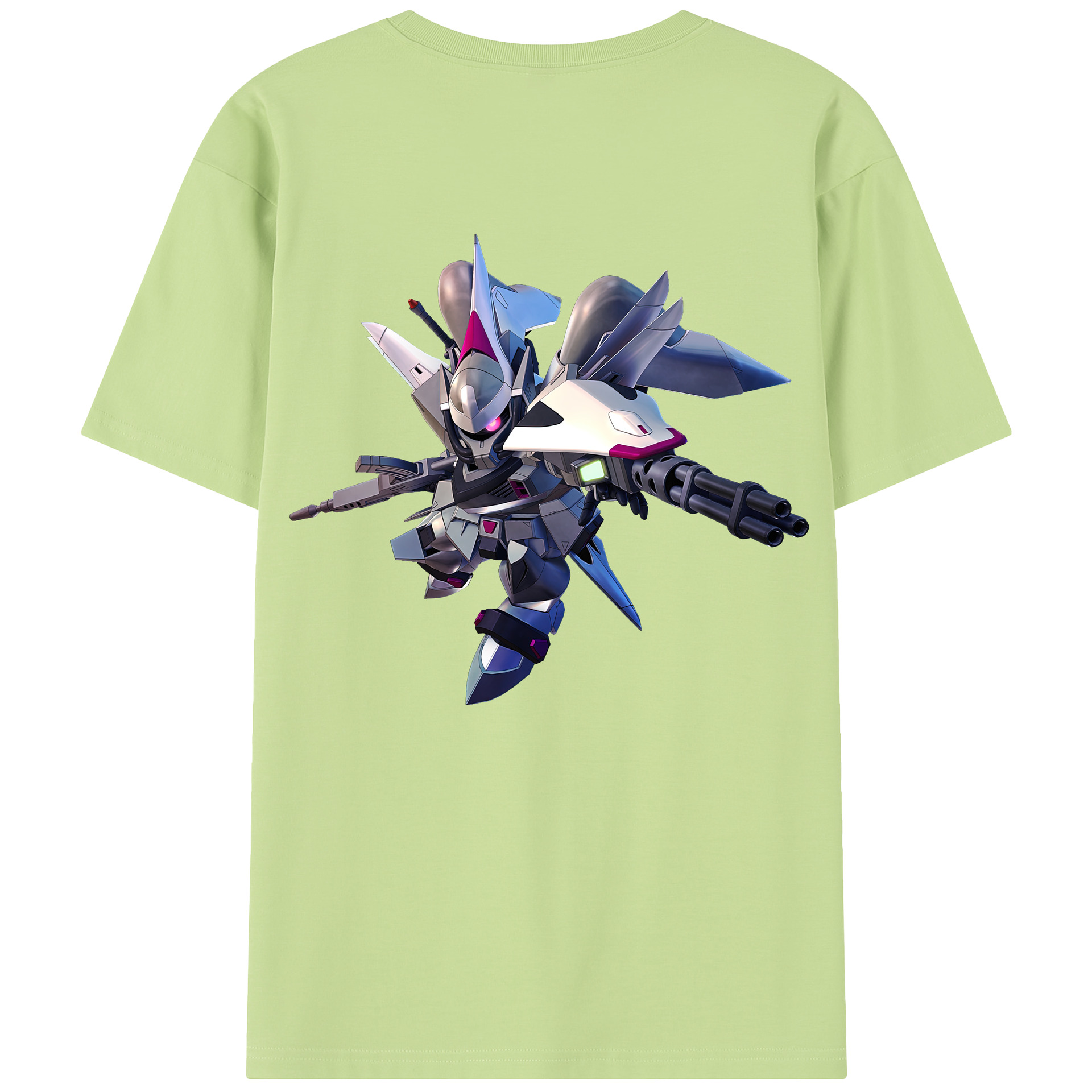 （画像用） 機動戦士ガンダム Mobile Suit Gundam 綿100％半袖Tシャツ（背面プリント）